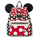 Loungefly Disney Minnie Mouse Rocks the Dots Double Strap Shoulder Bag