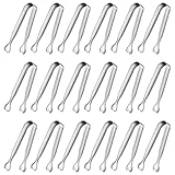 Mini Serving Tongs, Anytrp 18-Packs Stainless Steel, 4.3inch, Kitchen / Appetizers Tongs for Coffee Bar, Tea / Desserts Party, Sugar and Ice Bucket