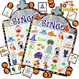 JOYIN 28 Players Halloween Bingo Game Cards for Kids, Halloween Bingo Cards for Classroom School Family Group Activities, Halloween Party Adults Kids Indoor Card Games