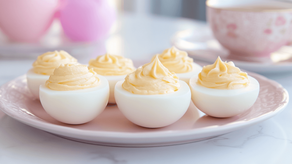 deviled eggs on a plate