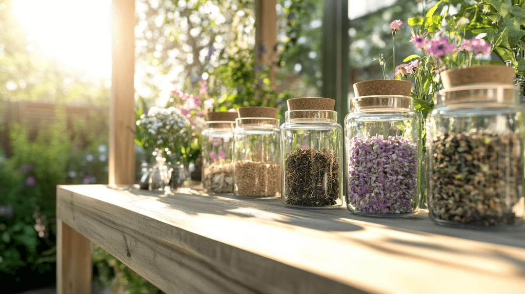 tea blending station