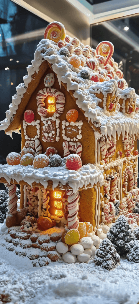 Christmas gingerbread house