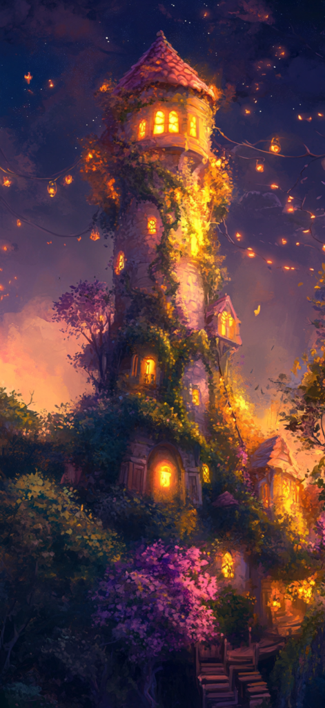 Rapunzel Tangled tower Disney wallpaper