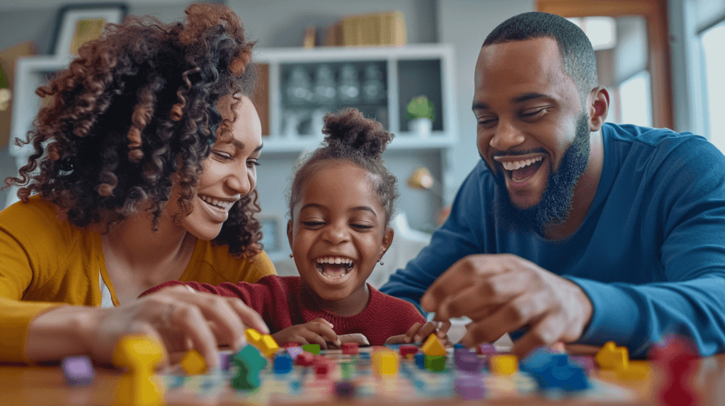 family of three, family game night ideas