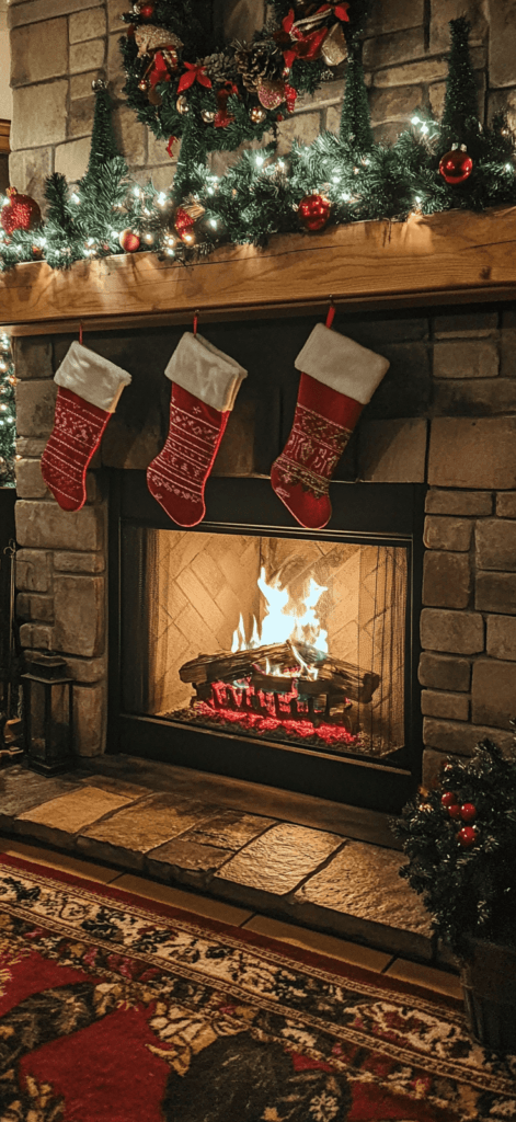 stockings hung by the fire