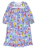 Disney Princess Toddler Girls Granny Gown Nightgown (2T, Purple)