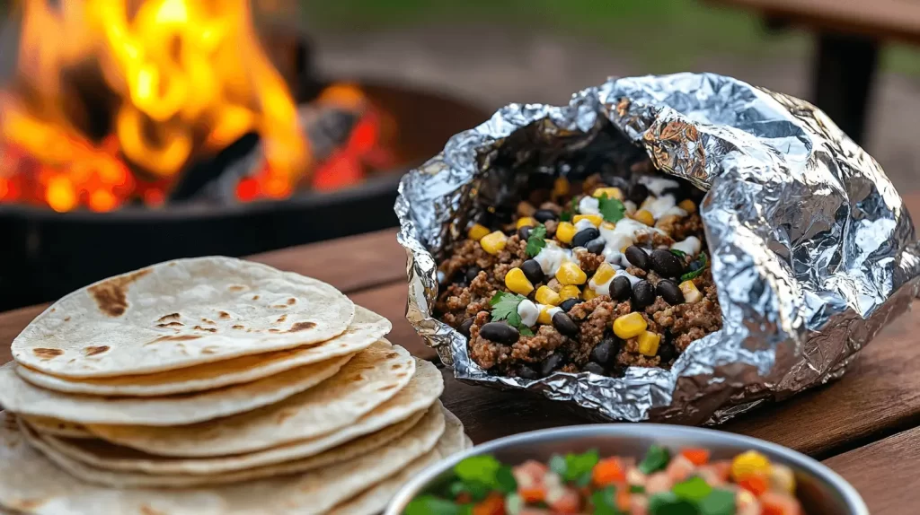 lunch wraps family camping meals