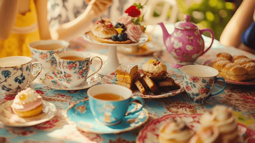 casual afternoon tea party