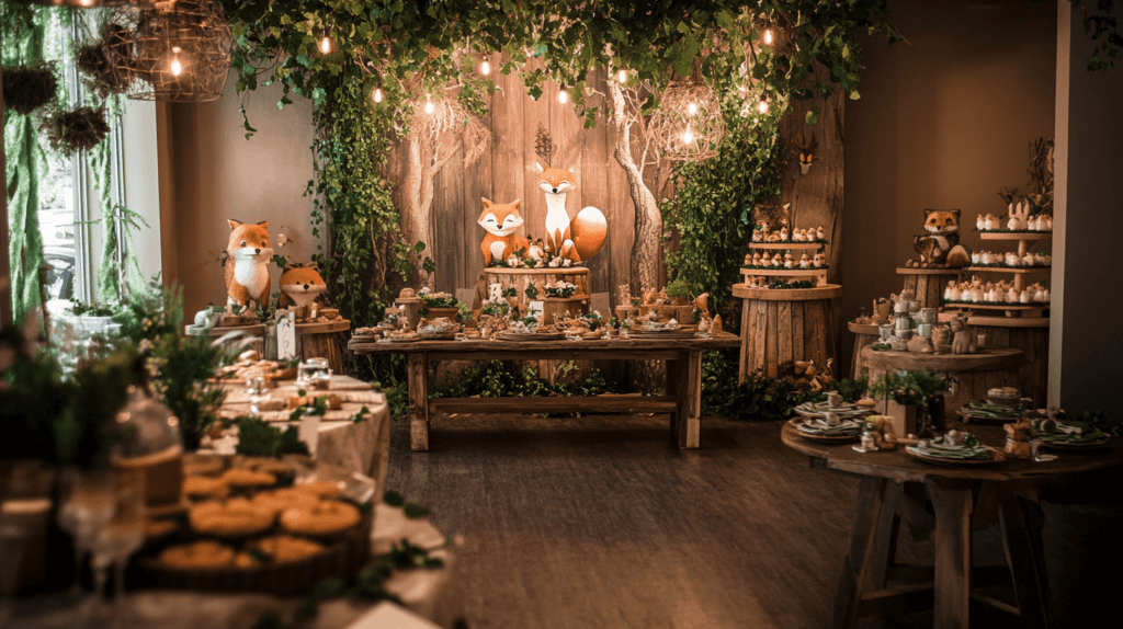 woodland themed party