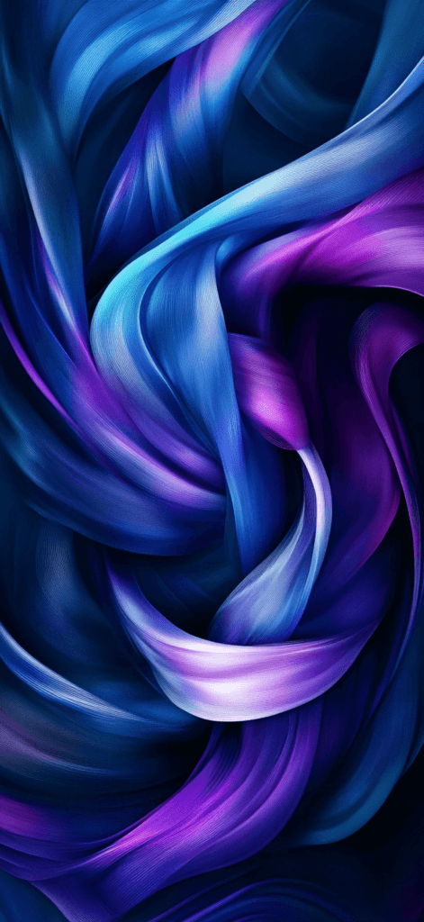 dark blue and purple winding design