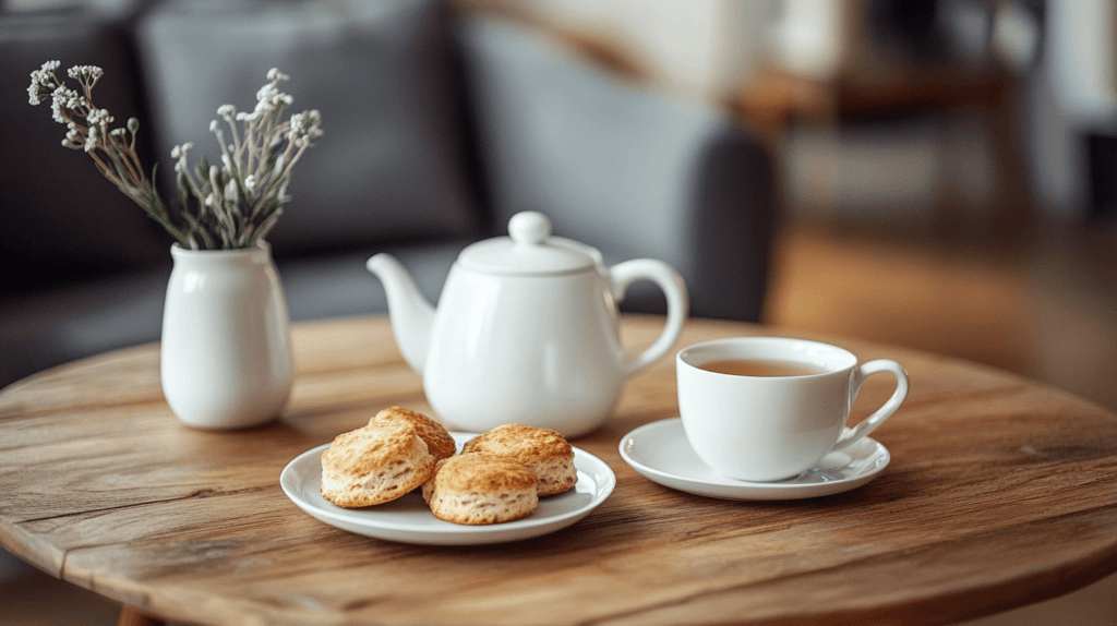 minimalist tea party for adults