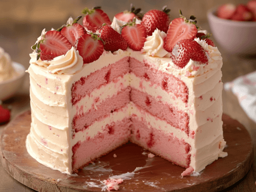 Strawberry Cake Recipe - Insider Mama | Mom Lifestyle Blog