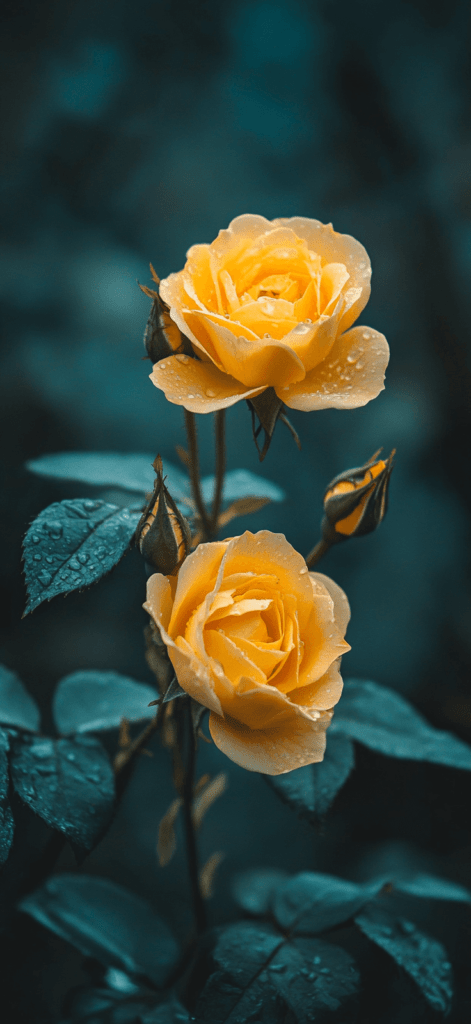 yellow roses