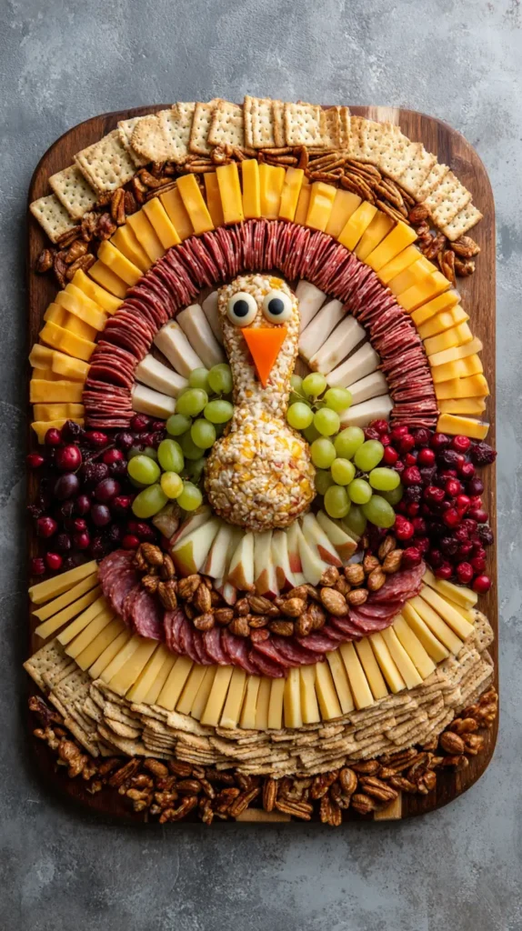 food shaped like a turkey