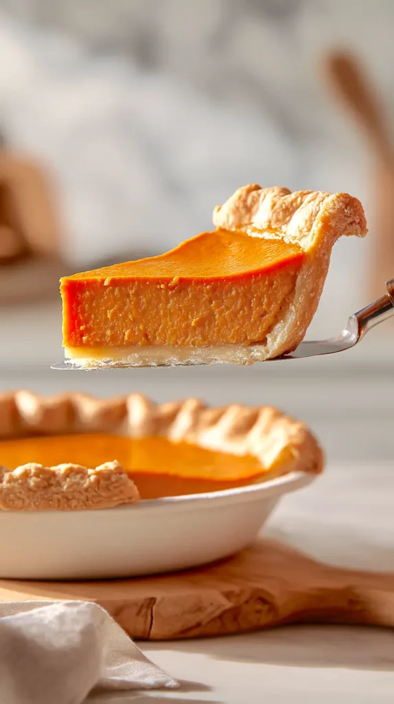 pumpkin pie slice