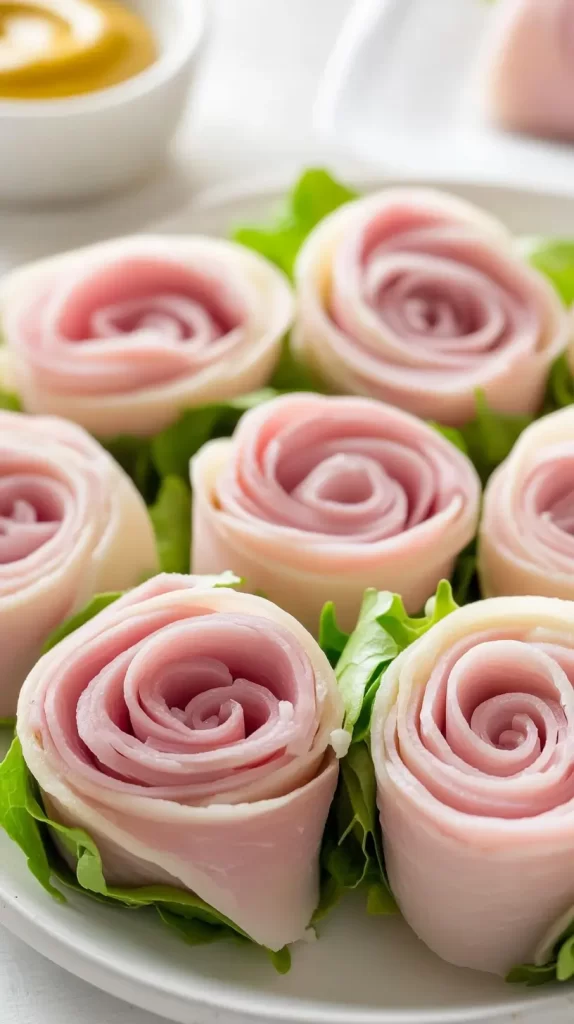 ham and cheese roll ups