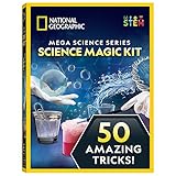 NATIONAL GEOGRAPHIC Science Magic Kit – Science Kit for Kids with 50 Unique Experiments and Magic Tricks, Chemistry Set and STEM Project, A Great Gift for Boys and Girls (Amazon Exclusive)