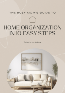 home organization book cover