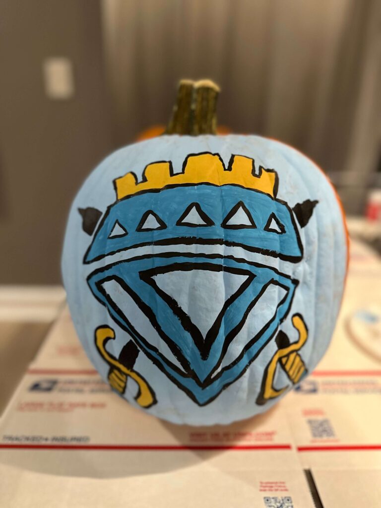 handpainted pumpkin