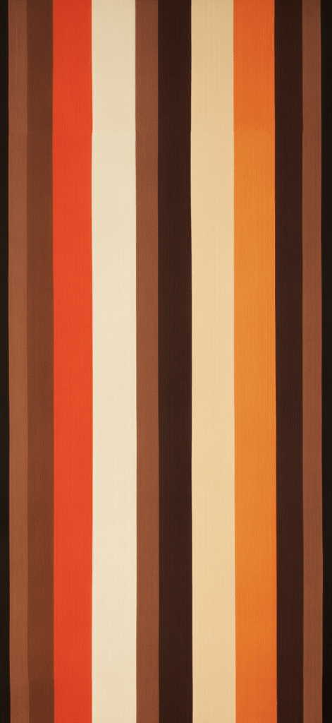 earth tones in stripes