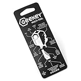 Geekey Multi-tool | Original Key Shaped Pocket Tool | Stainless Steel Keychain Utility Gadget | 16+ Tools | TSA Safe Multitool | Gift for Men, Women, Valentine's, Groomsmen, Birthday, Father