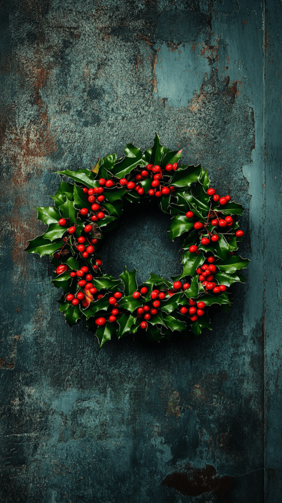 red berry wreath