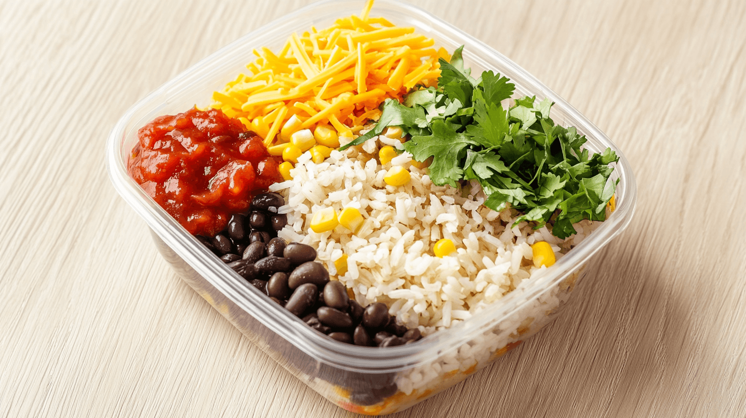 burrito bowl, school lunches