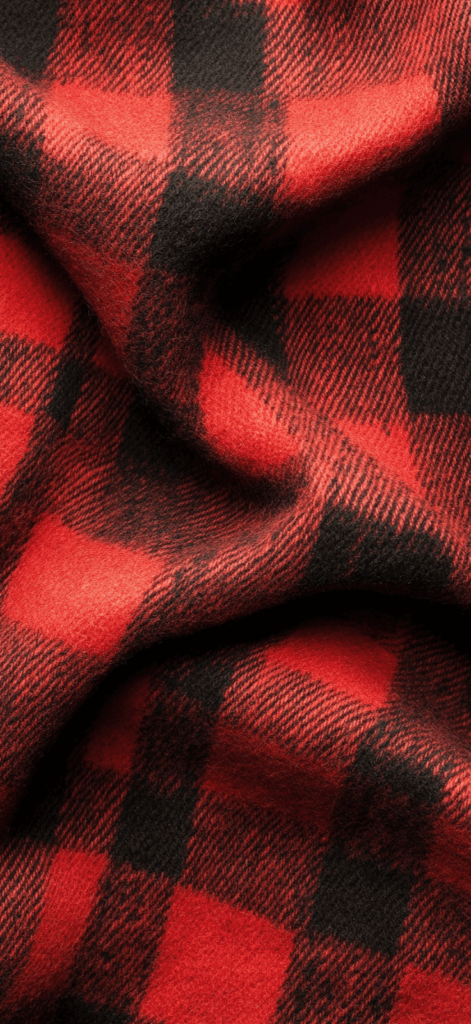 red and black flannel plaid