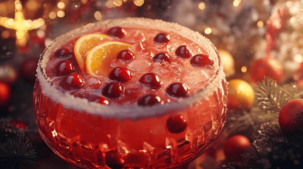 cranberry punch bowl