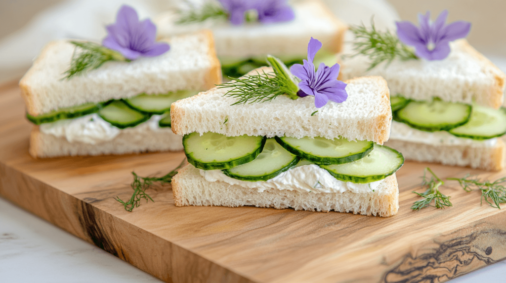 cucumber tea sandwich