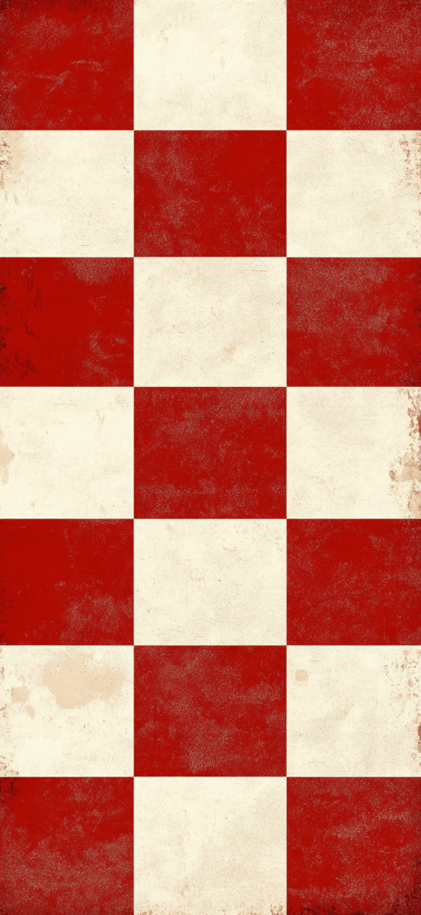 red and white checker