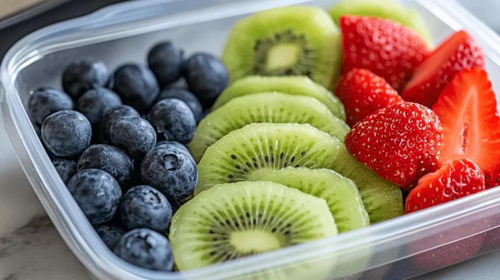 fruit in a container