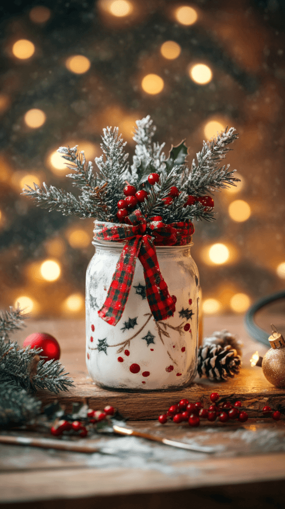 mason jar Christmas craft 