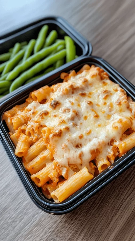 baked ziti with green beans