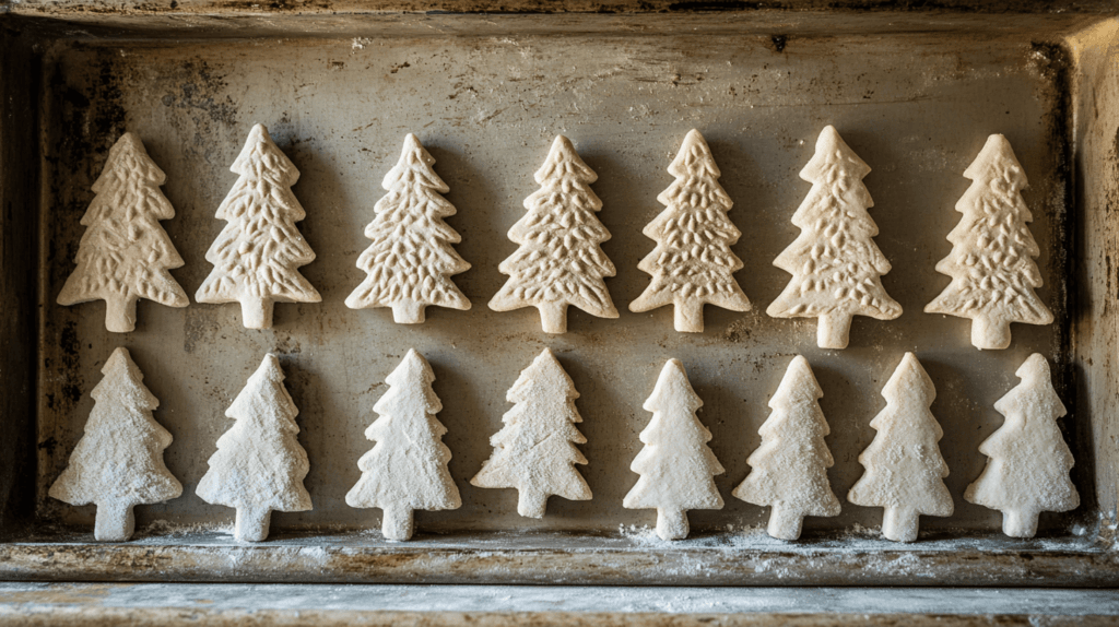 salt dough tree ornaments