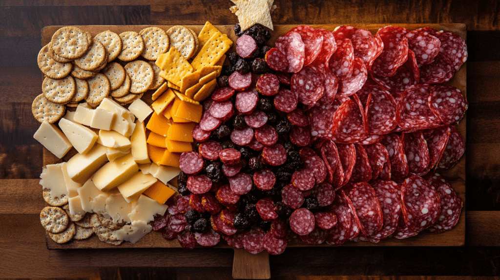 Christmas tree charcuterie board