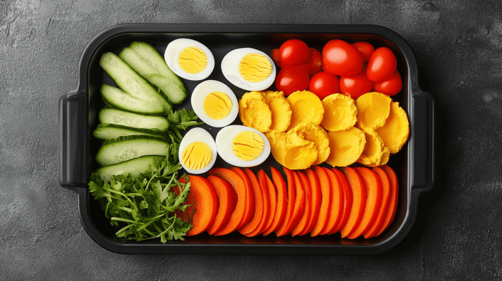 veggie snack tray