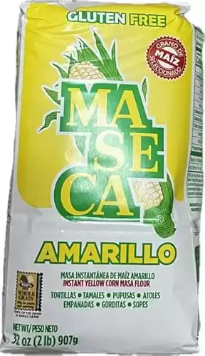 Maseca Instant Yellow Corn Masa Flour 2.2lb | Masa Instantanea de Maiz Amarillo 1kg (2)