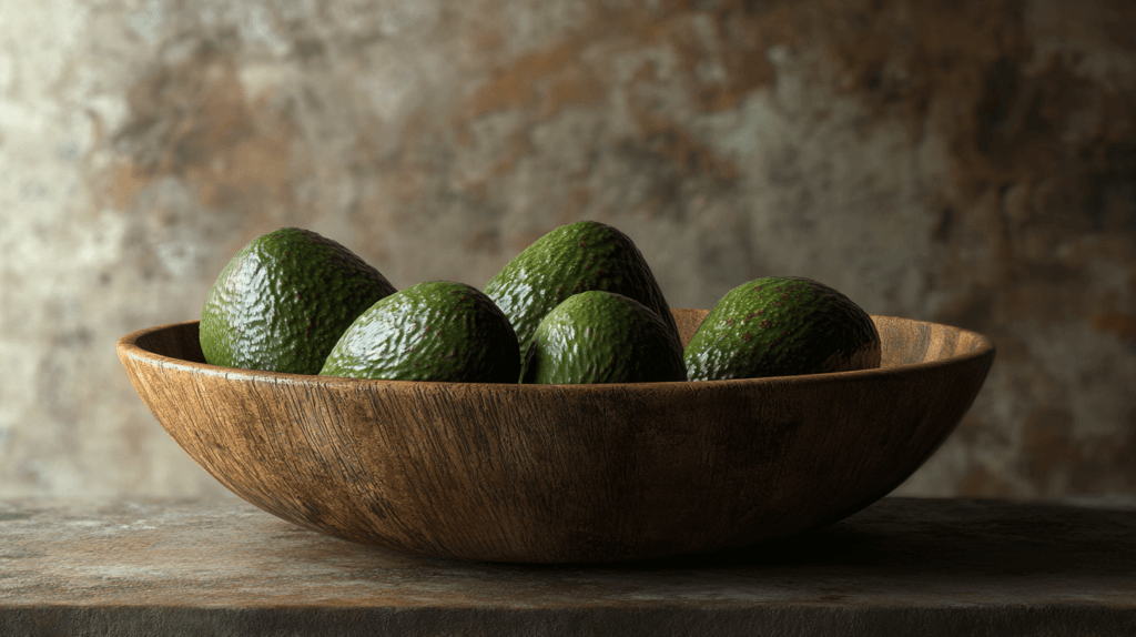 bowls of avocado 