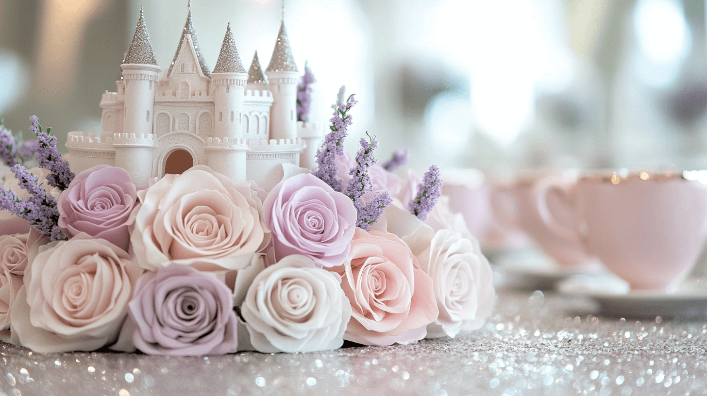 princess tea party centerpieces