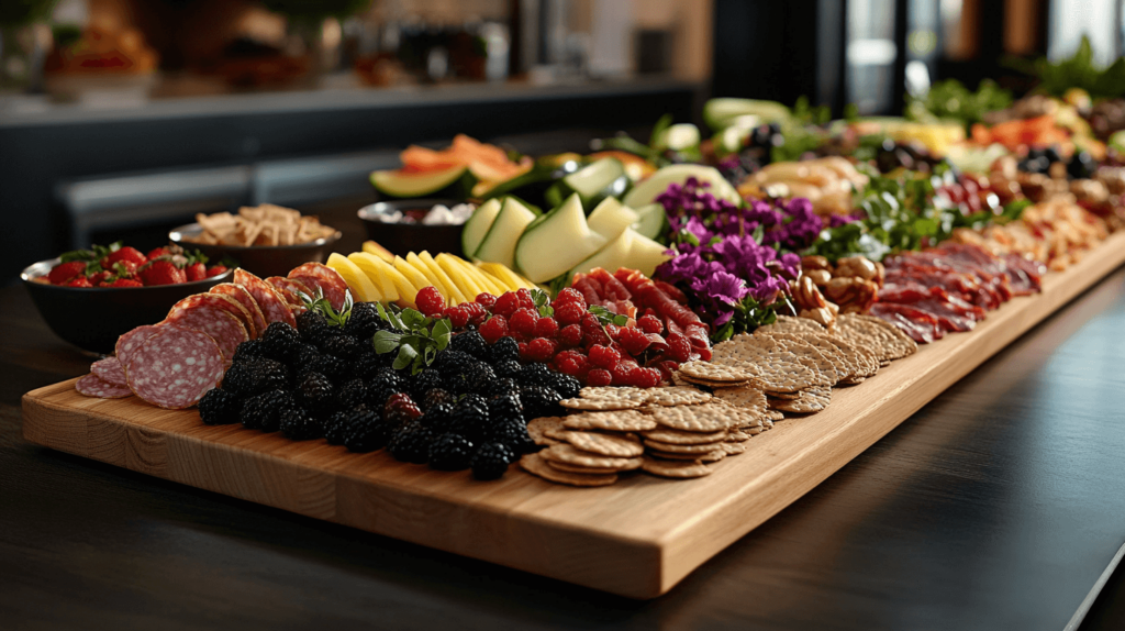 darker image of charcuterie boards