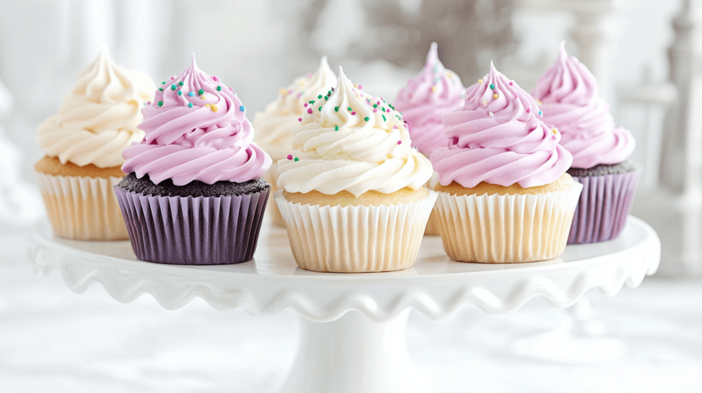 cupcakes with icing