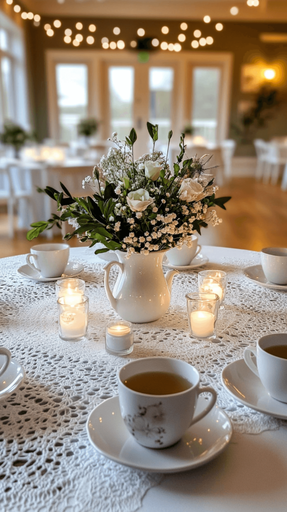 budget friendly decor for a tea party