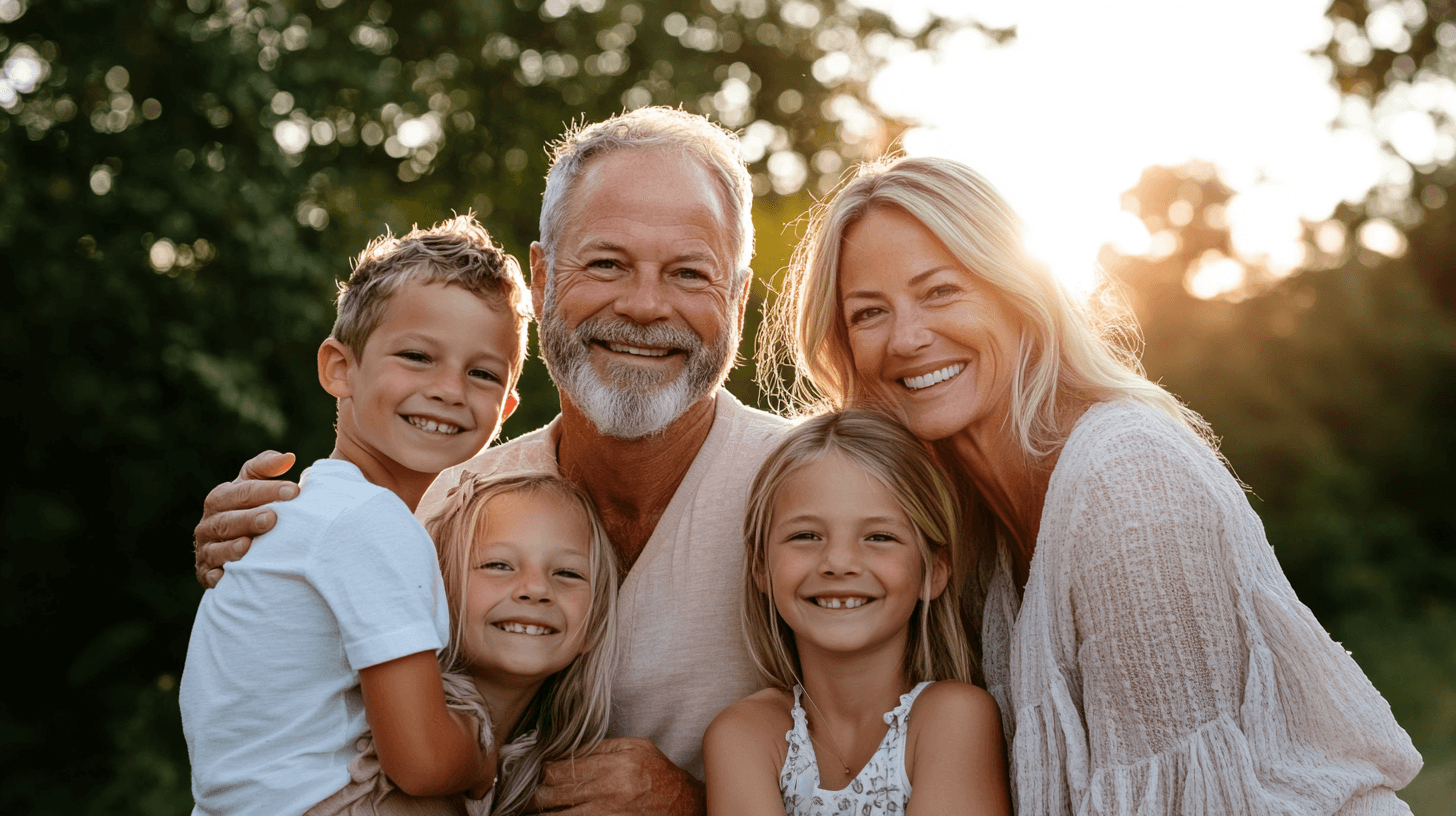 family quotes, family smiling outside