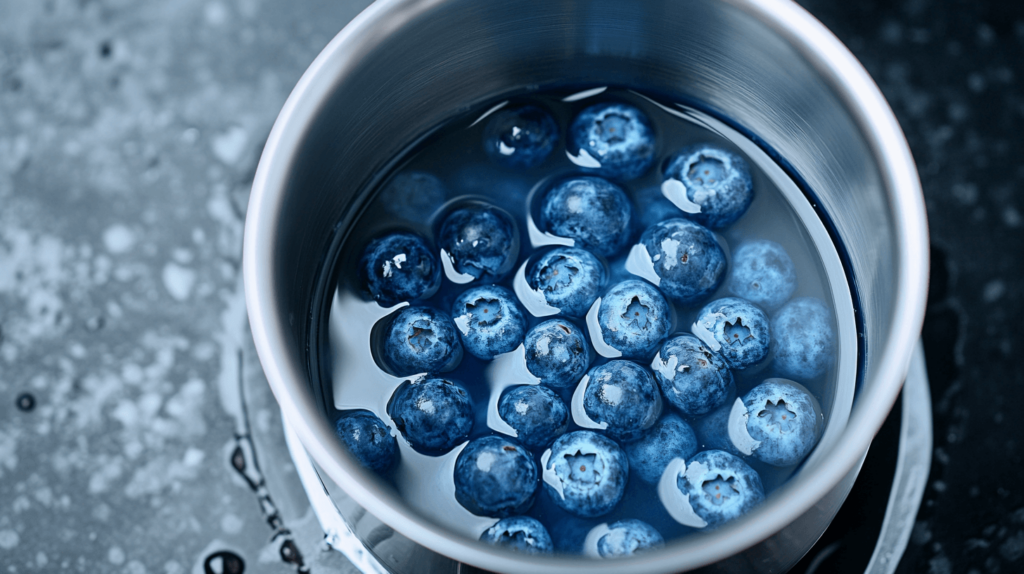 Blueberries simmering pot recipes