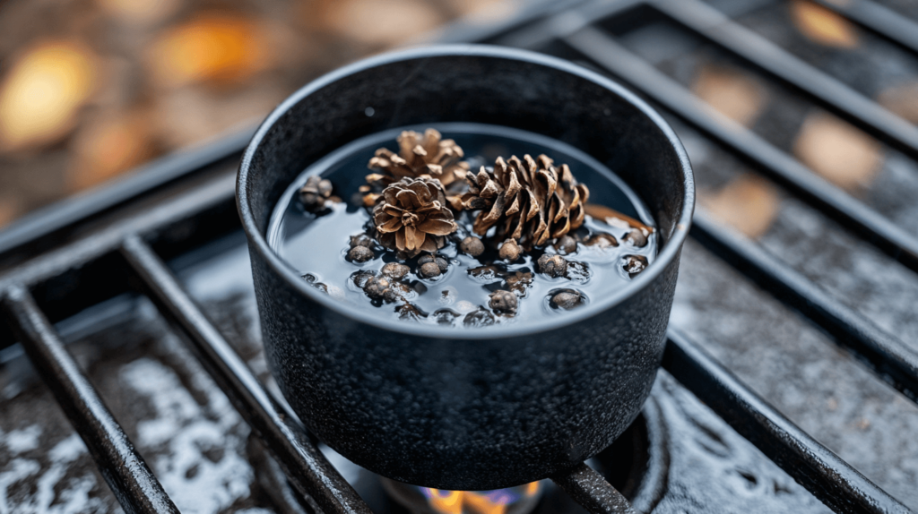 pinecones and cloves simmering pot recipes