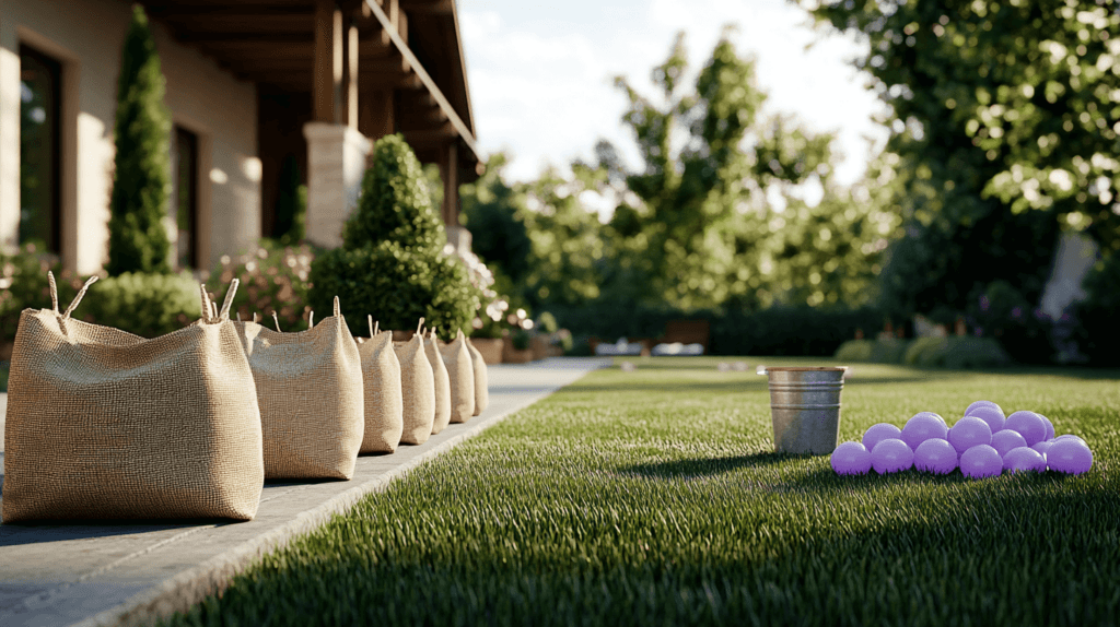 sack races, family party game ideas