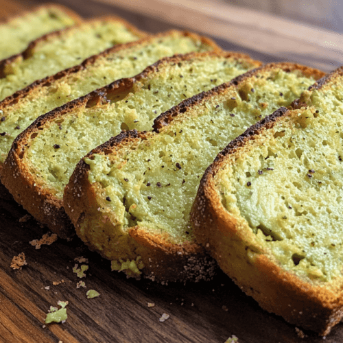 sliced avocado bread