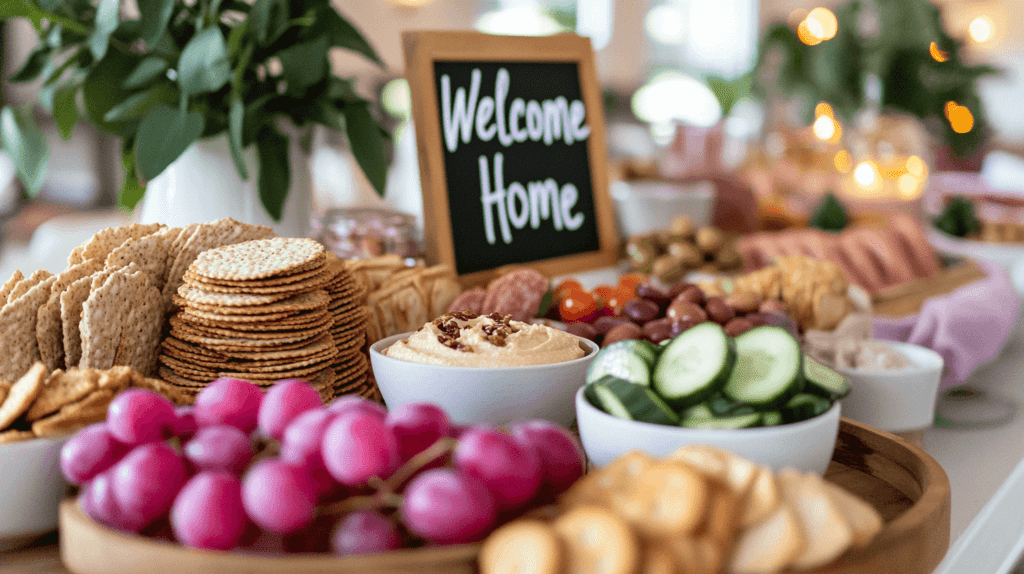 welcome home charcuterie board for party