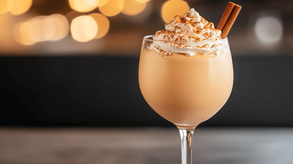 pumpkin wine glass dessert